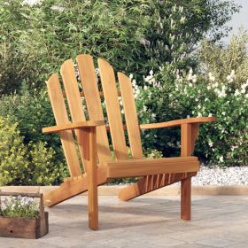 Patio Adirondack Chair 31.1"x37.4"x36.2" Solid Wood Teak