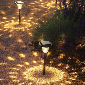 Itopfox 6PCS Solar Pathway Lights - 2 Modes Solar Landscape Lights W/ IP65 Waterproof, Solar Powered Outdoor Path Lights